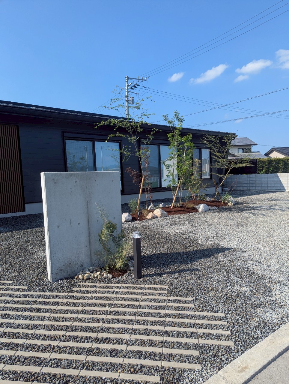阿波町　新築外構